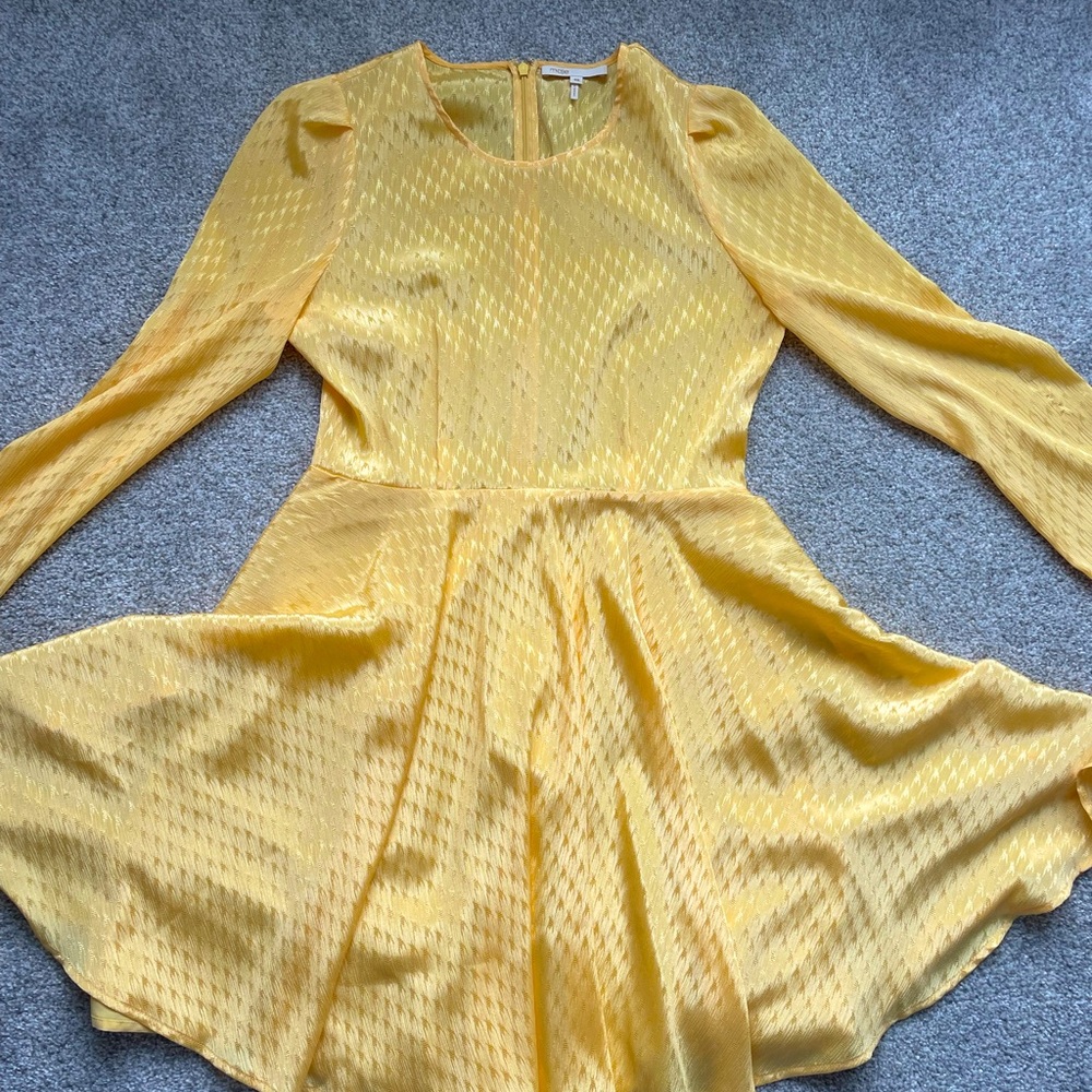 Maje long sleeve mini dress